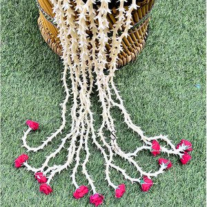 พวงมาลัยดอกกุหลาบเทียมขนาดใหญ่สำหรับตกแต่งบ้านฉากหลังแต่งงานพวงมาลัยแขวนผนังสำหรับตกแต่งบ้าน - Product Image 1