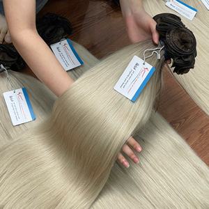 Trama de pelo Remy vietnamita de lujo ¡Materia prima atada a mano lista para enviar! Precio al por mayor hasta 30 $ ¡Caliente! ¡Caliente! ¡Caliente! - Product Image 6