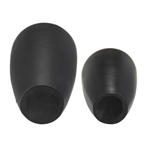 Vase noir de base, adapté aux centres de table de restaurant et à la décoration de hall d'hôtel, fabriqué à la main en Inde - Product Image 3