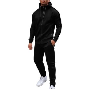 Ensemble de survêtement sweat à capuche décontracté et joggers unisexe Streetwear ensemble de survêtement en coton pull à capuche et joggeurs - Product Image 5