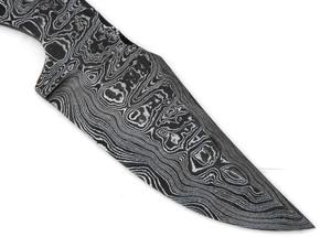 Cuchillo profesional de acero de Damasco hecho a mano personalizado, hoja en blanco forjada a mano, espiga completa con cubierta, gran oferta - Product Image 4