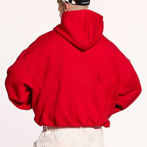 Sudadera con capucha y cremallera en blanco de gran tamaño con diseño OEM y logotipo personalizado Impresión digital Heavyweight Fleece 100% Cotton Winter Pakistan Sale - Product Image 2