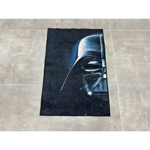 Tapis imprimé Star Wars Darth Vader - Moderne, épais, noir, avec poils doux - Product Image 1