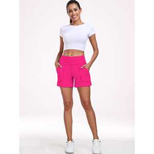 Ropa deportiva Active Fitness Pantalones cortos para mujer Correr Entrenamiento Ciclismo Ropa deportiva Moda Gimnasio Cintura alta Ropa de yoga Pantalones cortos para mujer - Product Image 5