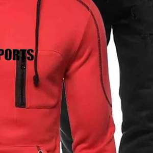 Ensemble de survêtement avec logo brodé personnalisé, fabrication, design classique, doux, confortable, survêtements standard - Product Image 4