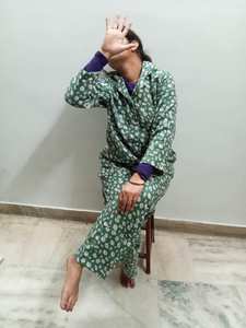 Ensemble de pyjama en coton indien fait à la main pour femmes vêtements de salon d'été à imprimé bloc pour demoiselles d'honneur invités de mariage ensemble de pyjama personnalisé - Product Image 4