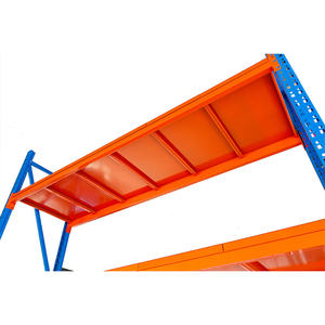 Rak penyimpanan logam industri, rak gudang pekerjaan berat 4 lapisan 200kg lebar panjang - Product Image 5