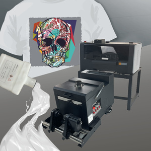 Áo Thun Máy In 30Cm 42Cm 60Cm A3 A4 A4 A4 DTF Máy In Kỹ Thuật Số <span class=keywords><strong>Waterbased</strong></span> Ink Pet Phim Máy In Với Dual I3200 Cho Dệt Áo Thun - Product Image 2