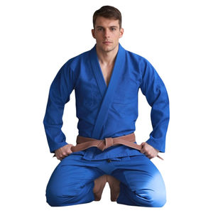 Ensemble de Kimono de Jiu-Jitsu Brésilien pour Hommes, Uniforme Gi Adulte, Coupe Traditionnelle, 100% Coton, Séchage Rapide, Respirant pour l'Entraînement aux Arts Martiaux - Product Image 2