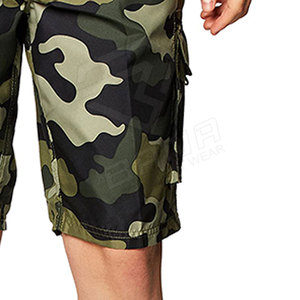 Short de bain pour hommes de Style High Street 100% coton Short de sport d'eau douce avec imprimé décontracté Look de plage OEM nouveau Design - Product Image 6