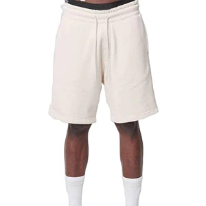 Pantalones cortos deportivos de calle para hombre, longitud Kness, algodón Terry, logotipo personalizado, patrón sólido Popular, ropa informal ecológica para uso en el gimnasio - Product Image 5