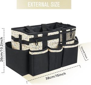 Waterproof Horse Groom <b>Tool</b> <b>Tote</b> <b>Bag</b> with Multiple Pockets Equestrian Storage Organizer <b>Bag</b> for Horse Grooming <b>Tools</b> OEM Size - Product Image 4