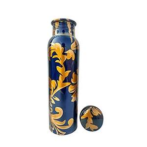 Botella de agua de cobre puro, diseño de mariposa, personalizada, hecha a mano, a prueba de fugas, de cobre - Product Image 5