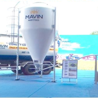 Silo d'alimentation à vendre Fibre de verre acier inoxydable Vietnam fabricant pas cher prix stockage des aliments Silos pour porcs