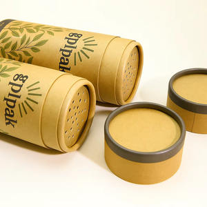 Wholesale Custom Design Cylinder Food Grade Tube Paper Packaging With Sifter for Spice Powder <strong>Protein</strong> Powder Shaker Tube Box - Product Image 5