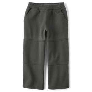 Kids Premium Fleece Utility Pantalon d'extérieur à jambes larges Couleur grise - Product Image 2