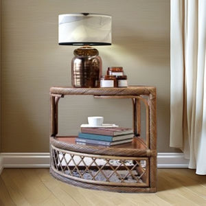 Esquina de estante de alta calidad pequeña para muebles para el hogar hechos a mano duraderos de Indonesia - Product Image 3