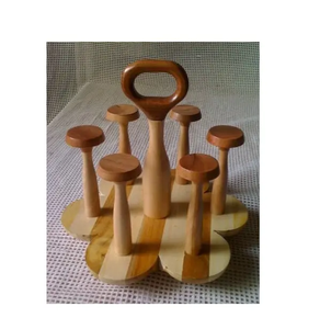 Bebida de vidrio de madera Top trending Estantes de almacenamiento y unidades de estantería Almacenamiento y organización Tamaño personalizado al costo más bajo - Product Image 3