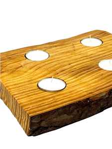 Exclusivo Soporte de Madera Ecológico para Velas de Té Personalizado - Product Image 2