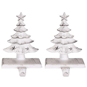 Soporte de calcetín de Navidad de Metal elegante moderno para chimenea Mantel Festive Holiday Hanging Display Rack - Product Image 4