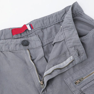 Pantalones Cargo de algodón a prueba de viento con logotipo personalizado para mujer Estilo único Tallas grandes Cintura elástica de verano con tipo de cierre - Product Image 6