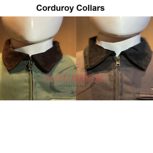 Veste pour homme 14 oz 100% coton toile vestes de travail vestes Detroit avec logo personnalisé pour mécanicien charpentier et construction - Product Image 5