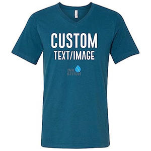 Bella + Canvas Custom <b>Men</b> Unisex Womens <b>T</b> <b>Shirts</b> Slim Fit 100% Cotton Breathable <b>V</b>-<b>Neck</b> <b>T</b> <b>Shirt</b> - Product Image 3