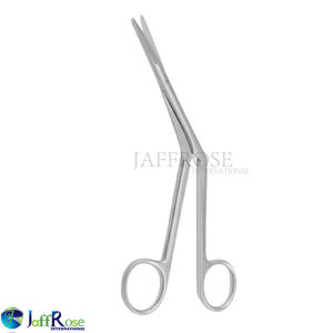 Heymann ciseaux coudés pour rhinoplastie nasale, pointe émoussée, Instruments chirurgicaux allemands en acier inoxydable, ciseaux délicats pour Septum Nasal - Product Image 3