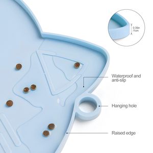 Wholesale Thicker <strong>Dog</strong> <strong>Mat</strong> for Food and Water Non-Slip Waterproof Silicone <strong>Mat</strong> for Floor Prevent Food Spills Cat Food Feeding <strong>Mat</strong> - Product Image 3