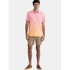 เสื้อโปโลแบบสั่งตัดตามแบบอเมริกันลำลองมีซิปแขนสั้นผ้าคอตตอนดีไซน์เรียบง่าย - Product Image 5