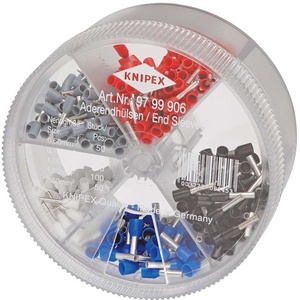 KNIPEX <b>Terminals</b> 400 Pieces 0.5-2.5mm Plastic Box Assorted - Product Image 3