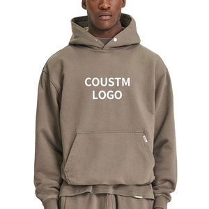 Sudadera con capucha de gran tamaño para hombre y mujer logotipo personalizado impresión a granel proveedor Streetwear algodón polar Casual con capucha OEM ODM disponible - Product Image 1