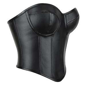 เสื้อรัดรูปทรงคอร์เซ็ทหนังแท้สำหรับผู้หญิง ไซส์พลัส ช่วยกระชับสัดส่วน ลดสัดส่วนรอบเอว เป็นมิตรกับสิ่งแวดล้อม ระบายอากาศได้ดี - Product Image 1