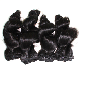 มัดคู่แบบดิบๆทรงหลวมเนื้อนุ่มของมนุษย์100% เนื้อนุ่มเงางามติดทนนาน - Product Image 6