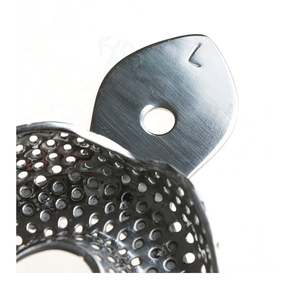 Porte-empreintes dentaires supérieures et inférieures en acier inoxydable, bacs à empreintes dentaires, plateau à empreintes dentaires - Product Image 5