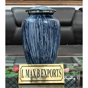 Urnas de cremación para adultos con aspecto elegante de mármol con bolsa de terciopelo gratis - Product Image 1