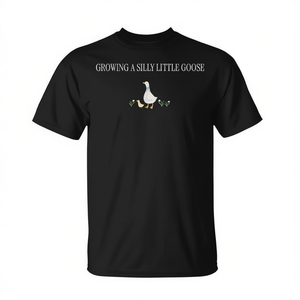 Camiseta de anuncio de embarazo Silly Little Goose para futuros padres - Product Image 2