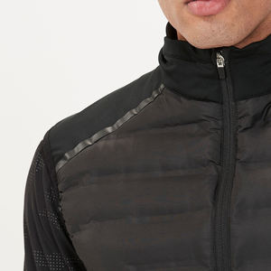 Chaleco cálido informal de invierno para hombre, transpirable y resistente al viento, cierre de cremallera Reversible, acolchado, sin mangas, ropa exterior de poliéster - Product Image 5