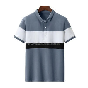 Ropa de trabajo de negocios transpirable, camisetas de polo informales para hombre, logotipo personalizado, bordado, cuello vuelto, POLO, camisa de Golf para hombre - Product Image 5