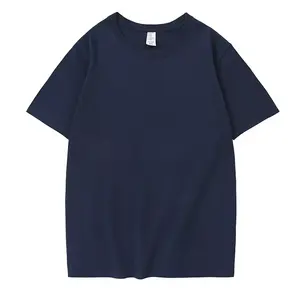 Camiseta de Verano para Hombre de Alta Calidad, con Logotipo y Color Personalizados, Camiseta con Logotipo Bordado Desgastado, Camisetas Unisex - Product Image 4