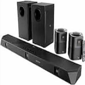 ระบบเสียงรอบทิศทางในบ้านพร้อม dollbys Atmos และ DTS:X pro. Soundbar ตรงกับตัวรับสัญญาณ AV - Product Image 1