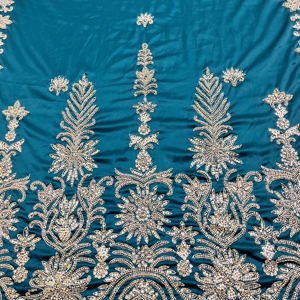 ชุดเดรสปักลายสวยงามหรูหราหรูหราสำหรับชุดราตรีผ้างานปักมือป้องกันไฟฟ้าสถิตย์สำหรับงานปาร์ตี้ - Product Image 1