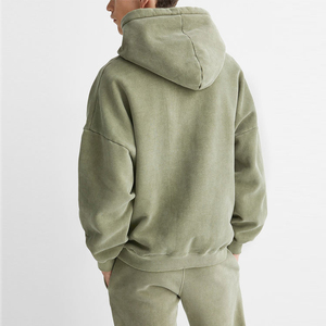 ZEOZY SPORTS-Sudadera con capucha suelta de algodón pesado para hombre, ropa de calle de otoño a la moda personalizada - Product Image 2