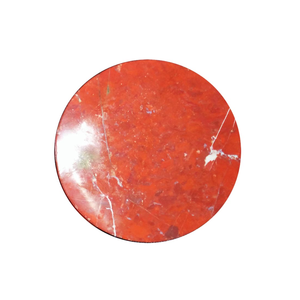 Posavasos de cristal como regalo hecho a mano con piedra de jaspe rojo Piedra preciosa de cuarzo natural para la curación Posavasos de bebidas Mayorista - Product Image 6