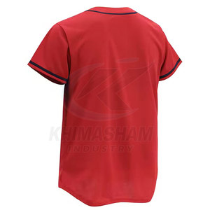 Factory Direct Supply Breathable Summer Baseball Jersey for Adults-Customized Team Names Short Sleeve Best Price - Product Image 4