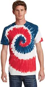 เสื้อยืดผ้าคอตตอนหลากสีสำหรับมัดย้อมแบบกำหนดเองเสื้อยืดผ้าฝ้ายหลายสีสำหรับฤดูร้อน - Product Image 4