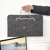 Housse élégante et mignonne pour ordinateur portable, en PU respirant, portable, pour ordinateurs portables de 13 à 16 pouces, design 2026
