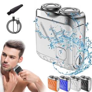 Afeitadora Eléctrica Portátil Mini para Hombre, Impermeable IPX7, Cuchilla Magnética de Doble Anillo con Doble Cuchilla para Uso en Cara y Cuerpo, Ideal para RV - Product Image 2