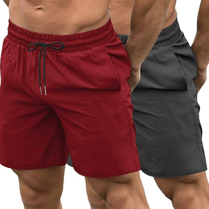 Short de jogging surdimensionné vierge coupe ample délavé à l'acide pour hommes avec logo personnalisé du fabricant - Product Image 3