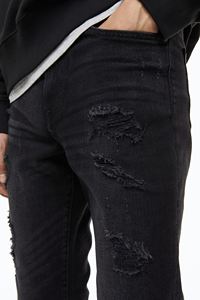 Hot Sale Vintage Summer <b>Jeans</b> Young Men Cotton <b>Elastic</b> Straight Light Regular Slim Fit Stretched Denim <b>Jean</b> Colored Dark Pants - Product Image 4